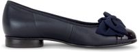 Gabor Dames Ballerina's Leer Donkerblauw