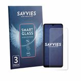 Savvies 3 Stuks Screenprotector - Geschikt voor Xiaomi Redmi A3 Pro - Beschermfolie Glas Transparant