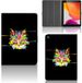 B2Ctelecom iPad 10.2 2019 | iPad 10.2 2020 | 10.2 2021 Hippe Tablet Hoes Cat Color