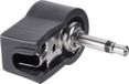 TRU COMPONENTS 1578953 Jackplug 3.5 mm Stekker, haaks Aantal polen: 2 Mono Zwart 1 stuk(s)