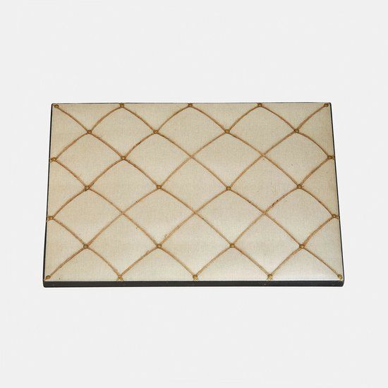 LOBERON Memobord Oaklynne crème/goudkleurig