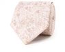 Tresanti Zijden Stropdas GLAUCO met delicate veldbloemen - Beige