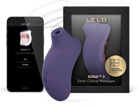 LELO SONA 3 – App-gestuurde Clitorisstimulator – Sonische Golven – Bluetooth – Felpaars