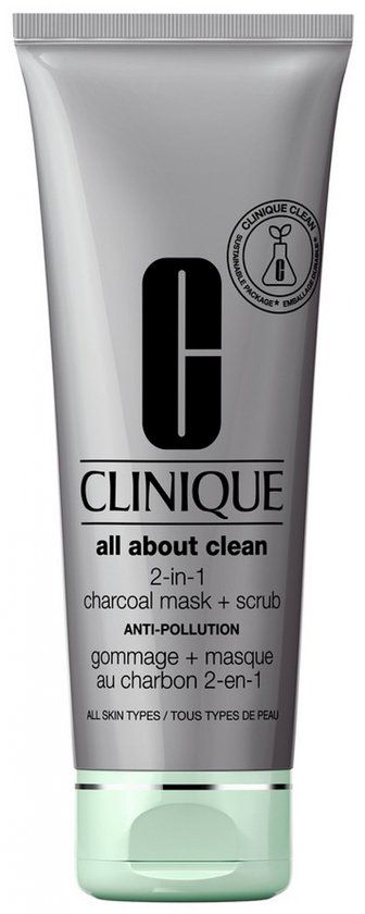 Clinique All About Clean 2-in-1 Charcoal Mask + Scrub - 100ml
