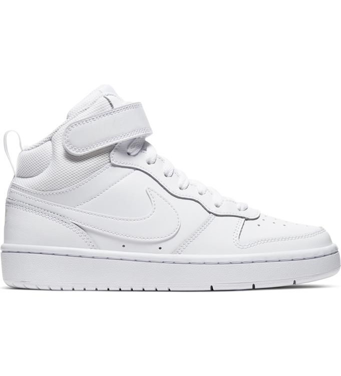 Nike - Court Borough Mid 2 GS - Kindersneaker - 36,5 - Wit