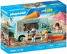 PLAYMOBIL Véhicule de glace 71904, My Life Vacances à la plage, Design rétro des années 50, 101 pièces, 3 figurines
