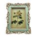 CISOO Vintage fotolijst 4x6 antieke fotolijst tafelblad display en muur opknoping home decor, groen