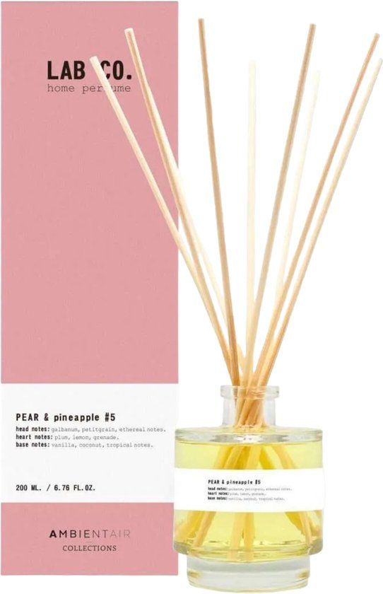 Lab Co. - Geurstokjes 'Pear & Pineapple' (200ml)
