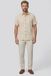 Giordano Puglia Chemise à manches courtes pour homme Rayé Gris huître XXL