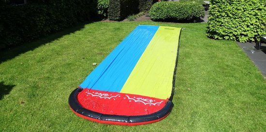 J.E Waterglijbaan - Buikschuifbaan - Waterslide - Kinderspeelgoed - Waterglijmat - 4,8 meter
