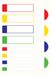 Avery Family étiquettes laminées étui avec 24 étiquettes formats assortis et couleurs standard