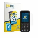 BROTECT Screenprotector voor AGM M11 - Film Beschermfolie transparant 6 Stuks