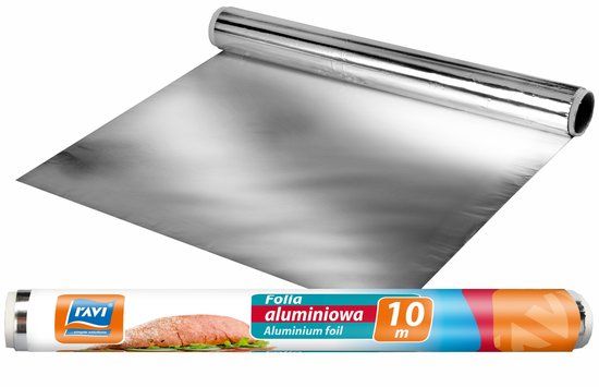 KADAX Aluminiumfolie rol, 1000 x 29 cm, meerkleurig