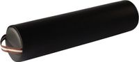 ZenGrowth® Rouleau de genou rond pour table de massage – Noir – 66 cm x 15 cm – Coussin roulé – Coussin de genou – Fermeture éclair pratique – Confortable - Hygiénique