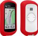 kwmobile hoes geschikt voor Garmin Edge Explore 2 - Siliconen beschermhoes voor fietsnavigatie - rood
