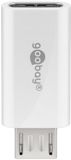 Goobay Adaptateur USB Micro B vers USB C Blanc