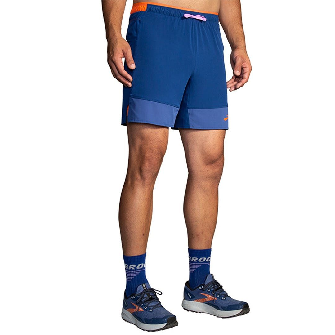 Brooks High Point 7 Inch 2-in-1 Short - Heren