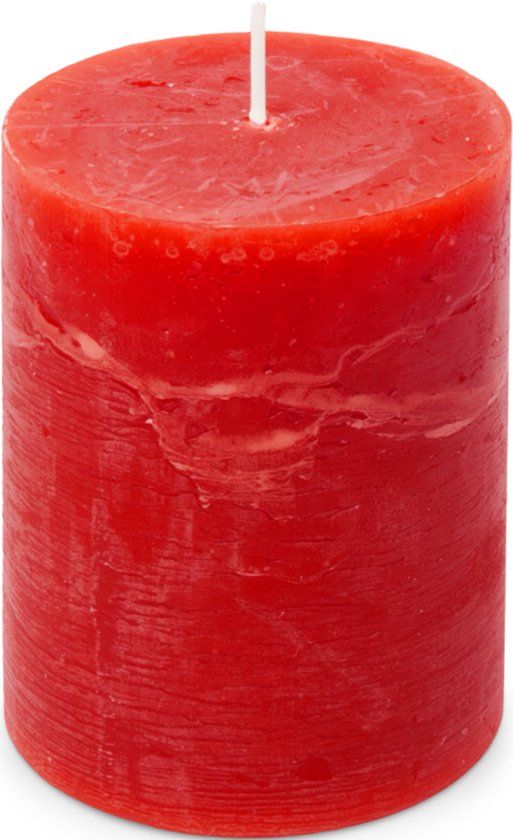Spaas Kaars rustiek 80/110 mm rood