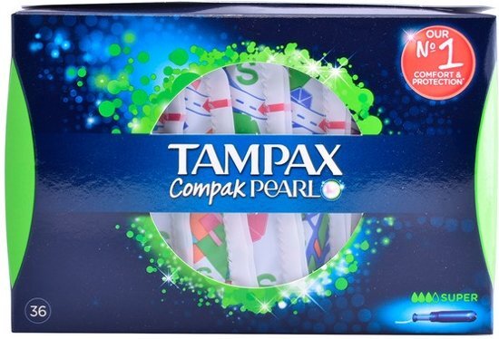 Tampax Super Tampons Pearl Compak (36 uds)