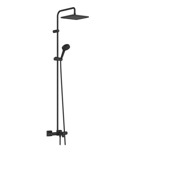 Hansgrohe Vernis Shape Showerpipe 240 1jet met badthermostaat mat zwart 26900670