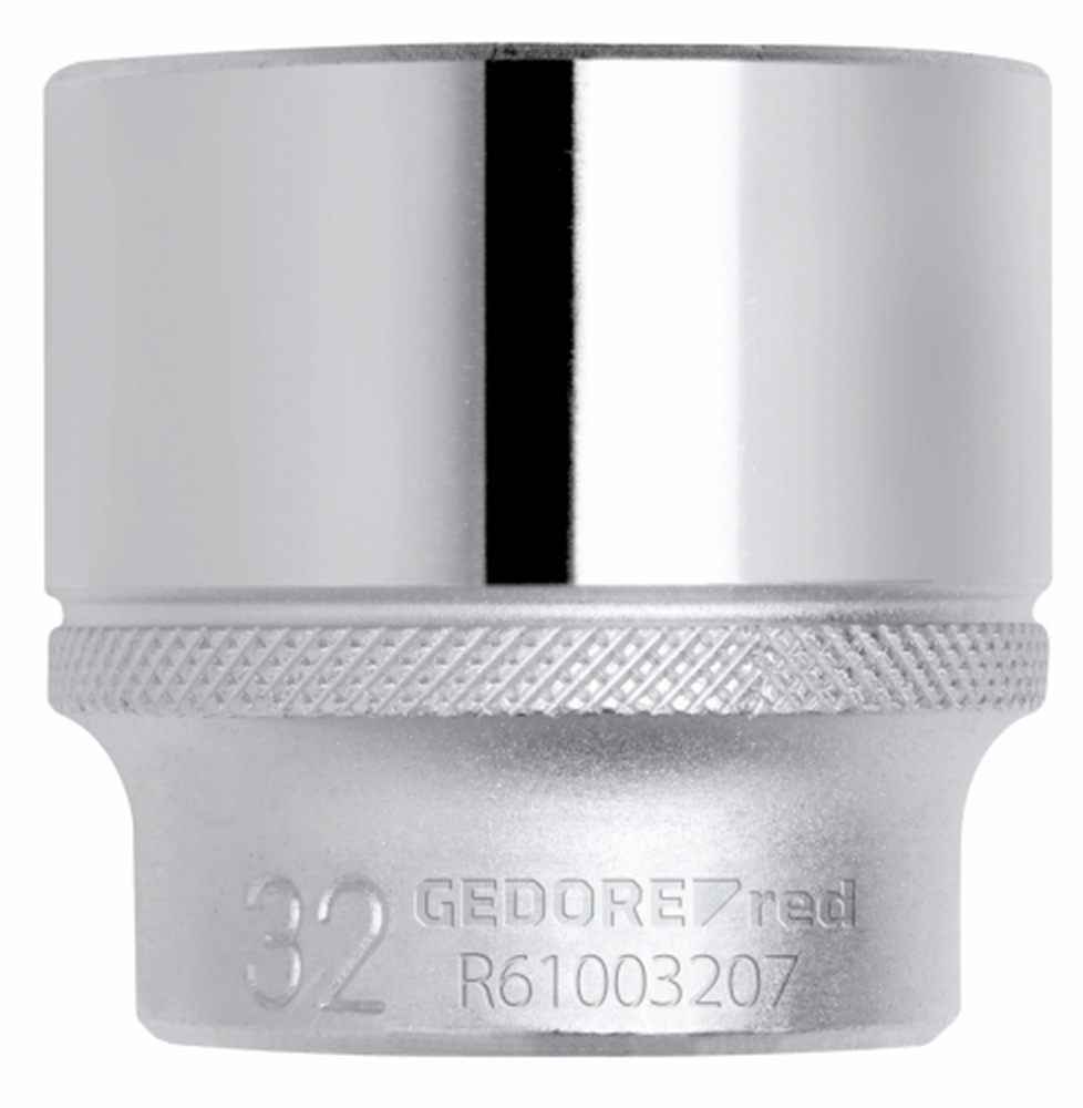 GEDORE red dopsleutelinzetstuk, moeren, 1/2'' 12,5 mm aandrijving, 6-kant, 26 mm breedte, gereedschap, R610002606, staal