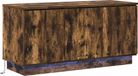 Meuble TV 100 x 38 x 49 cm Chêne fumé Bois transformé