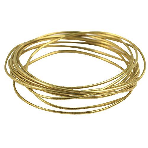 Rayher Hobby Rayher 2417200 Messing draad, 100%, vormbaar, diameter 2 mm, 3 m in zak