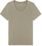 SCHIESSER Slaapshirt ' Mix Relax ' kaki / jade groen