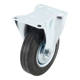 BGS Doe-het-zelf bokwiel met schroefvoet Ø 125 mm - 1 stuk