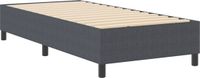 vidaXL Platformbedframe Donkergrijs 90 x 200 cm Corduroy stof