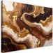 Tableau Abstraction Marbre Glamour Marron, 45x30