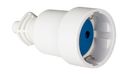 Tweepolige luchtbasis van thermoplastisch rubber, met TTL 16 A, 250 V