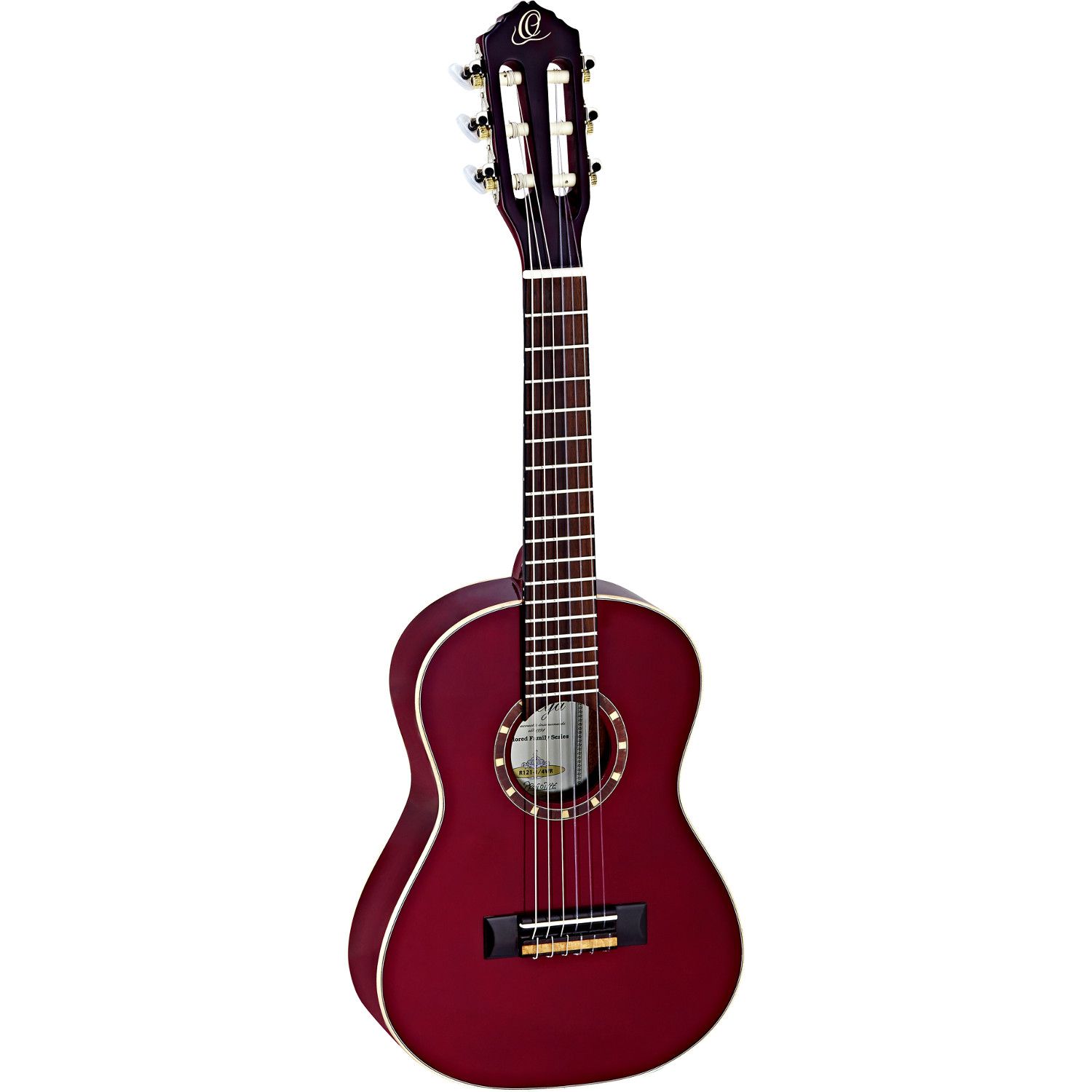 Ortega Family Series R121-1/4 klassieke gitaar wijnrood