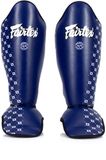 Fairtex SP5 Competition Scheenbeschermers – Maat S – Blauw – Kickboksen, Muay Thai & MMA