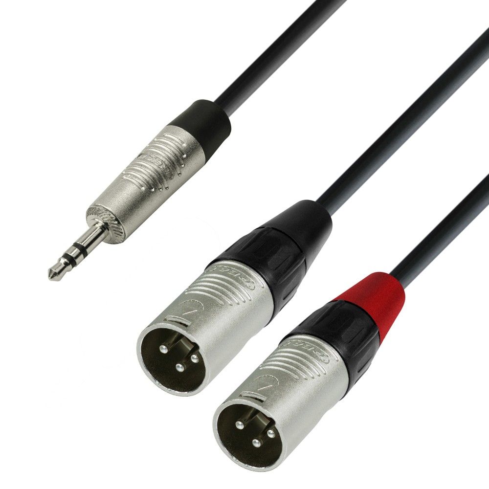 Adam Hall K4YWMM0300 - Audio kabel - 3 m - Zwart