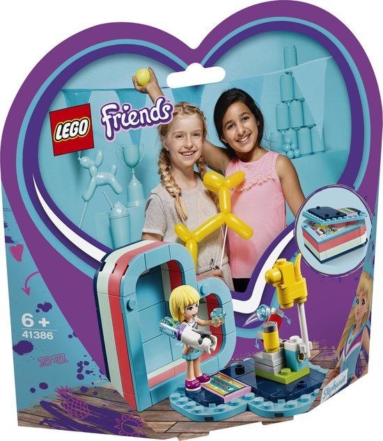 LEGO Friends Stephanie's hartvormige zomerdoos 41386