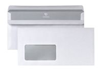 POSTHORN 1000 zelfklevende enveloppen met venster, 110 x 220 mm, 75 g/m², wit