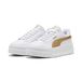 PUMA Karmen Classic Metallic Glam sneakers voor Dames, Wit/Goud, Maat 39