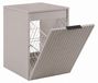 3xE living Meuble de salle de bain suspendu avec panier à linge, cachemire / cachemire plat