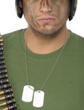 Smiffys Dogtags | Leger naamplaatjes aan ketting
