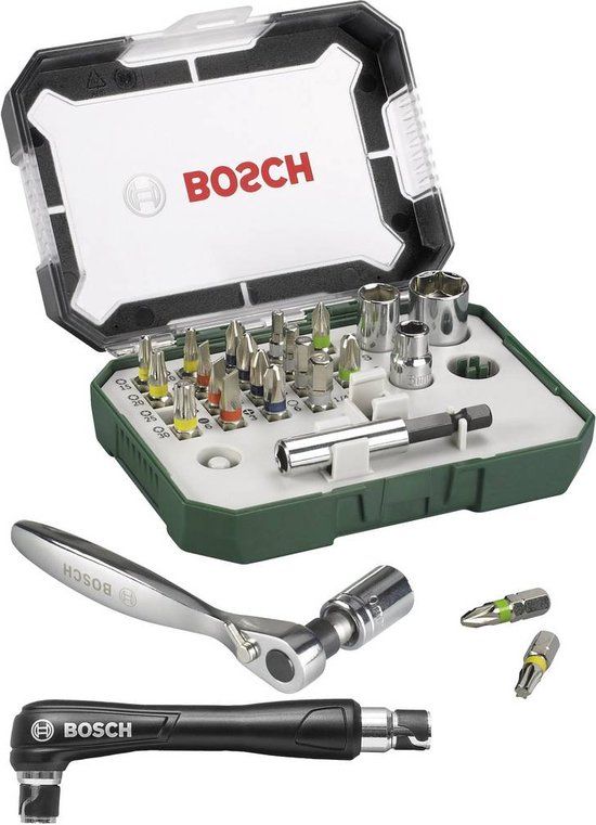 Bosch Accessories Promoline 2607017392 Bitset - 27-delig - Schroevendraaier Bitset