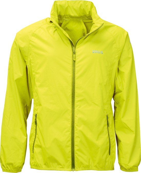 Pro-X Elements Opbergbare regenjas voor heren PACKable Neon geel maat S