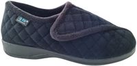 Q Fit Rebecca Zwarte Dames Verbandpantoffels