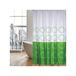 MSV Douchegordijn Polyester Groen, Wit