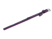 Nobby Halsband "PACIFIC DELUXE" enkele rij fuchsia L: 27cm; (20-25cm) B: 12/14mm