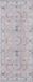 Nouristan Vintage vloerkleed Gratia - oud roze 80x200 cm