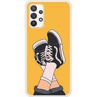 Samsung Galaxy A32 Sneakers Verstevigd hoesje met sublimatie bedrukking