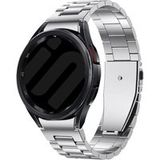 Strap-it Samsung Bracelet acier 'One push' Samsung Galaxy Watch 4 44mm (argent)