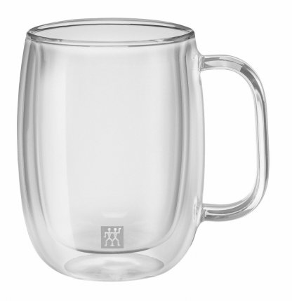 Zwilling Sorrento Dubbelwandig Koffieglas - Met oor - 355ml - 2 stuks
