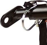 Bobike attache remorque 10mm noir unisexe vélo de ville